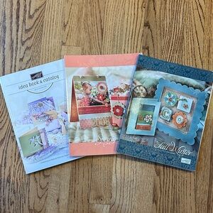 Stampin' Up! Idea Book & Catalog Set - 2007, 2008, 2009